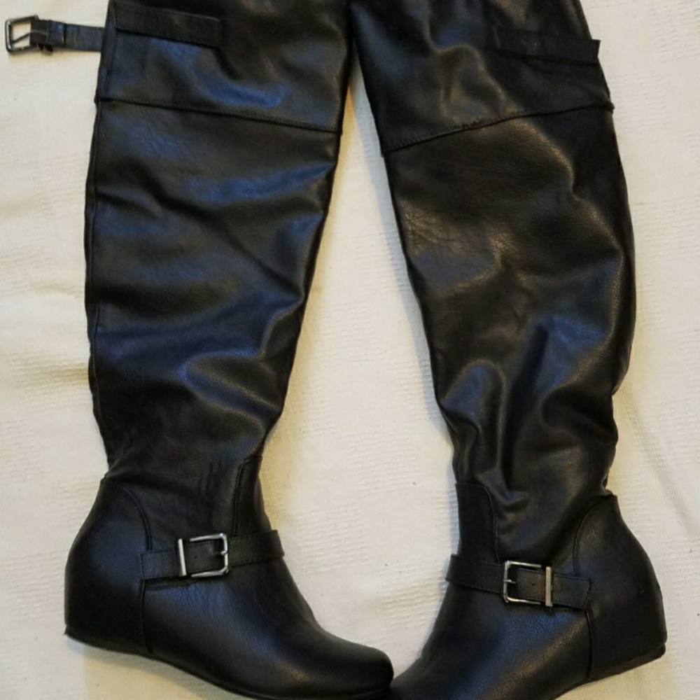 Aldo knee high leather boots